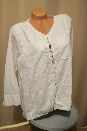 Biela bavlnená košeľa, l, l