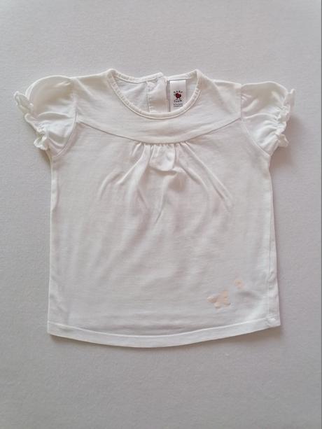 Biele dievcenske tricko, c&a,80