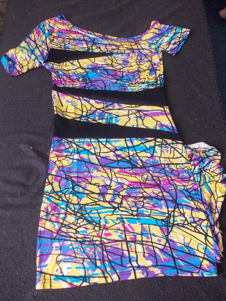 Krásne šaty- rainbow, s