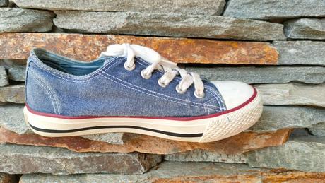 Dievčenské šnurovacie plátenné tenisky, veľ.32, 32