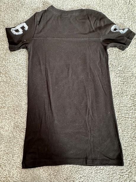 Pink čierne tricko xs, victoria's secret,xs