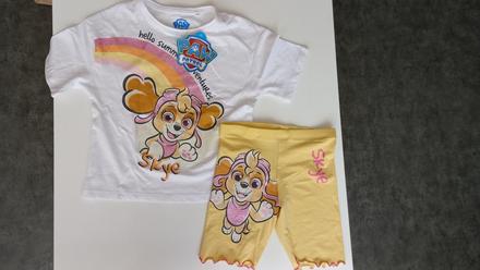 Tričko a šortky - paw patrol skye, nickelodeon,110