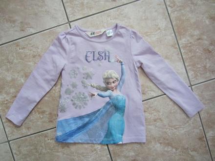 Tričko h&m s motívom frozen vel. 92-98, h&m,92