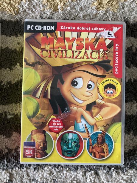 Pc cd-rom mayská civilizácia a dinosaury, 