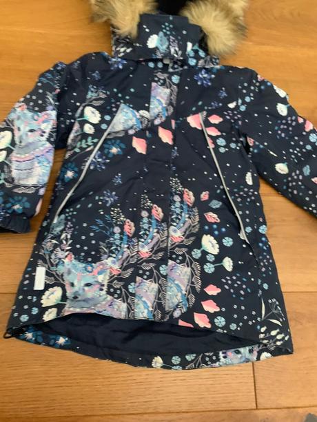 Reima muhvi predĺžená zimná bunda, parka 104/110, reima,104