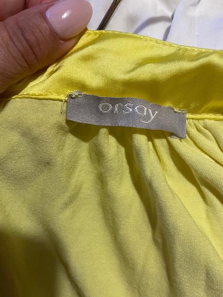 Zlta satenova bluzka orsay, orsay,s