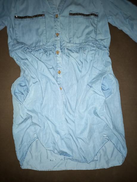 Šaty, alebo predĺžená košeľa, zara,xs
