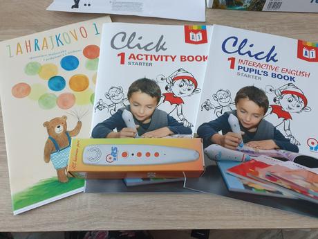 Hovoriace knihy/malovanky + pero, 