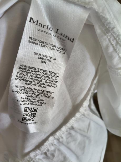 Marie lund copenhagen oversize midi letné šaty m-l, m