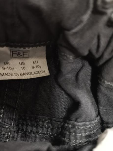 Šedé nohavice, f&f,134