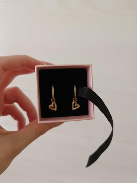 Pandora moments náušnice pozlátené, pandora