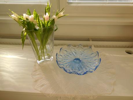 Veľká misa lisované sklo retro-top top stav,, 