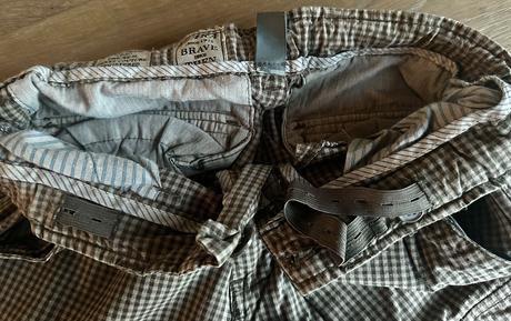 Kapsáče krátke kockované 9-10 r., zara,140