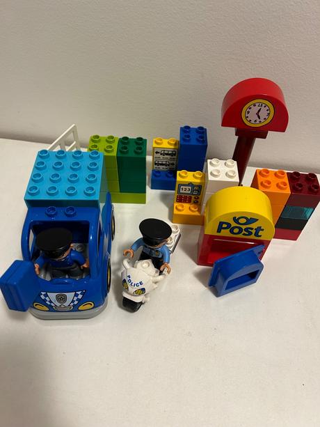 Lego duplo mix policajti, pošta, 