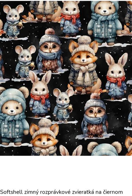 Zimné softshellové nohavice c, 68 - 140