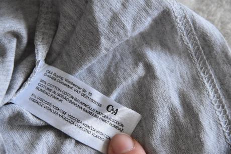 Letné tričko, c&a,128