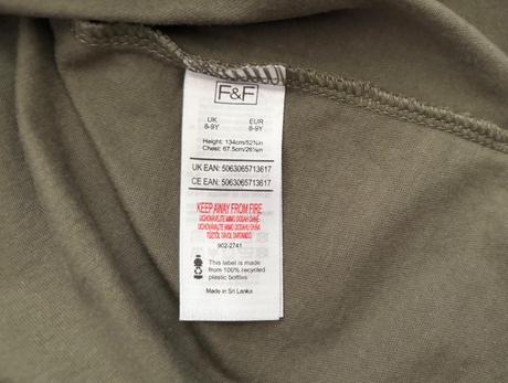 Tielko veľ. 128/134, f&f,134