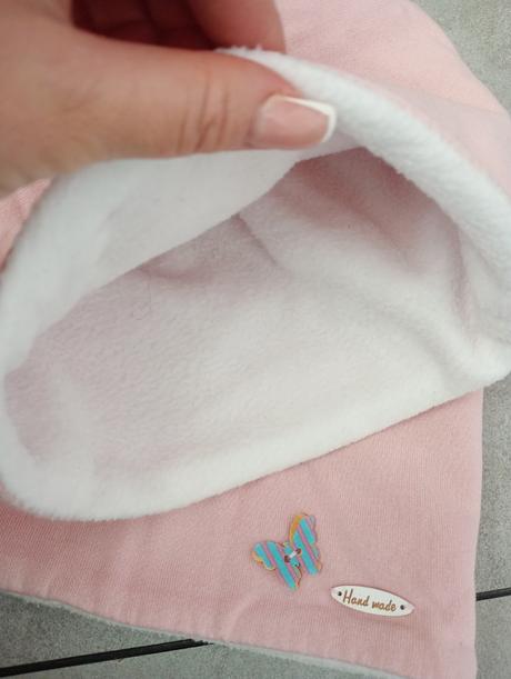 Zimný set čiapka + nákrčník, obvod 2x23 cm, 