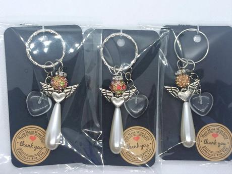 Kľúčenka anjel+srdce, 