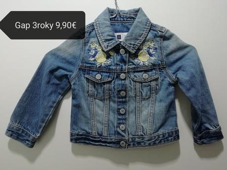 Rifľová vyšívaná princeznovská bunda gap, gap,98