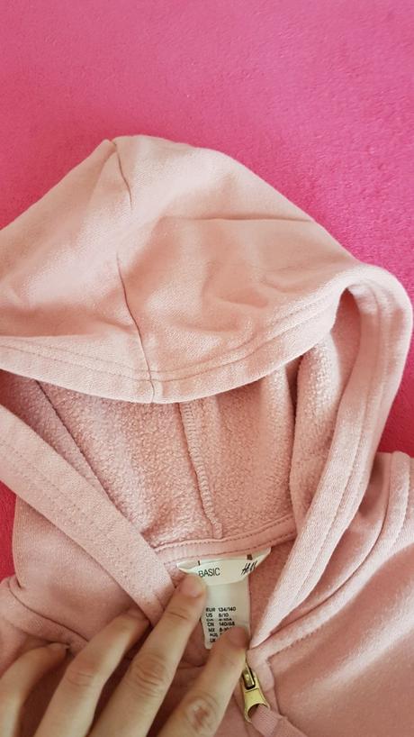 Dievčenská mikina h&m veľkosť 134/140, h&m,134