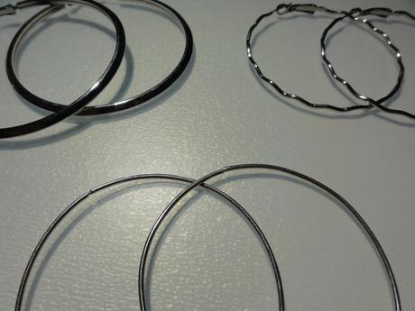 2 x náušnice, cena spolu, 