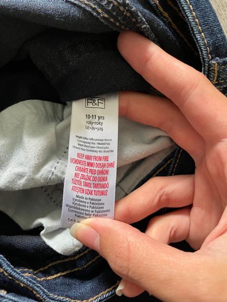 Rifle tmavomodré dievčenské, f&f,146