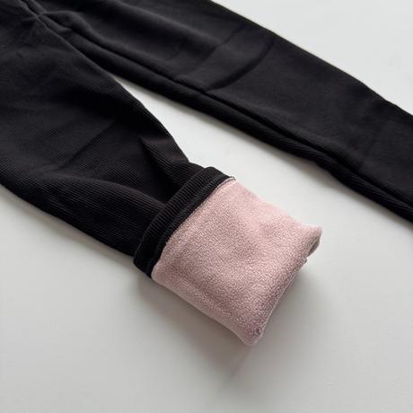 Dievčenské zateplené legíny so strieborným srdiečk, 146 / 152 / 158 / 164