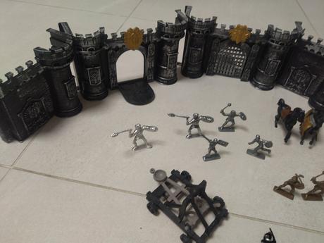 Rytierska sada figúrky, hrad,