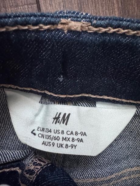Hm rifľové kraťasy veľ.134, h&m,134