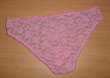 Ruzove cipkovane nohavicky, s