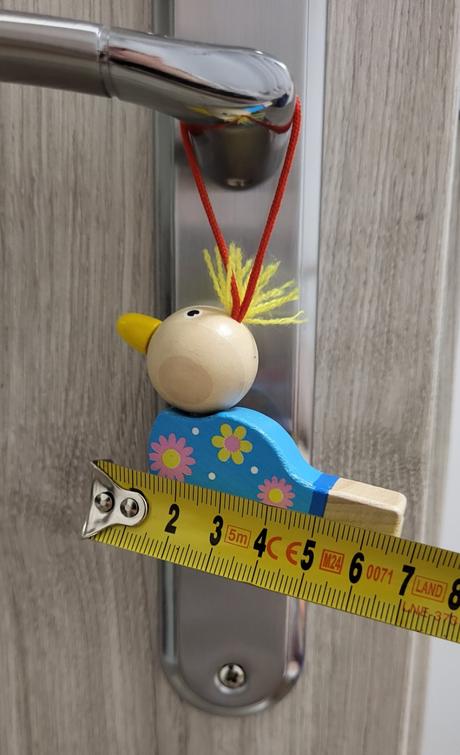 Drevená kľúčenka vtáčik, 