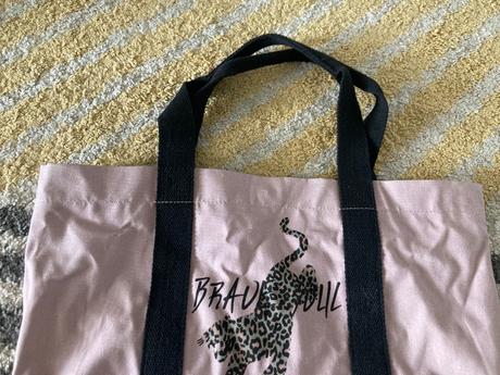 Plátená kabelka s leopardom, lindex