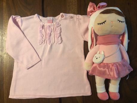 Ružový svetrík / tunika, dopodopo,74