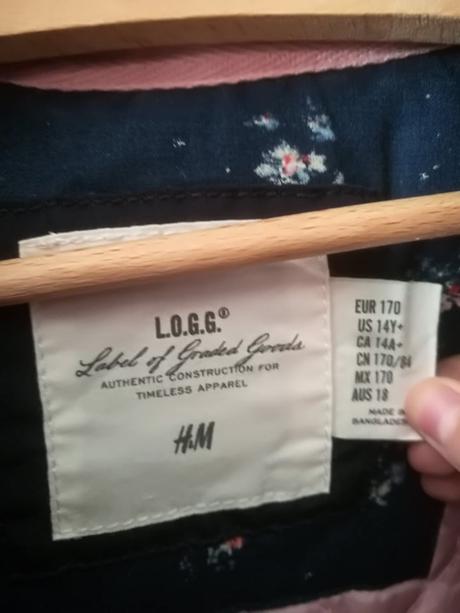 Dievčenská bunda h&m veľkosť č. 170 (dámske xs), h&m,170