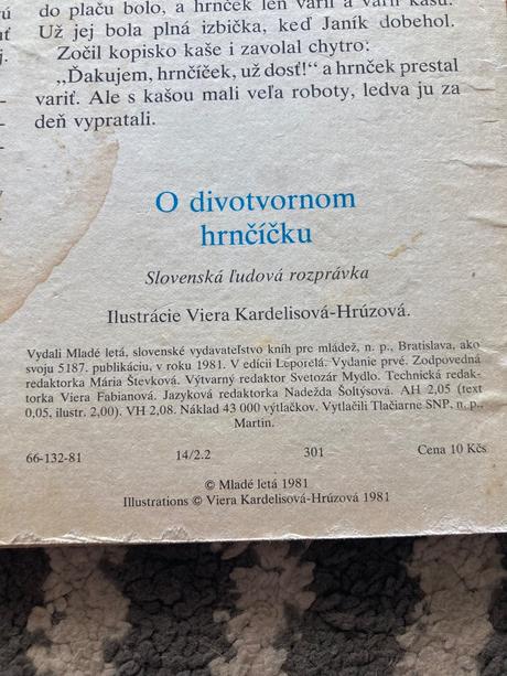 O divotvornom hrnčíčku krásne staré leporelo(1981), 