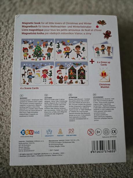 Magnetická kniha vianoce,