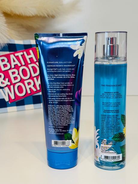Bath & body works telový krém sprej moonlight path, 