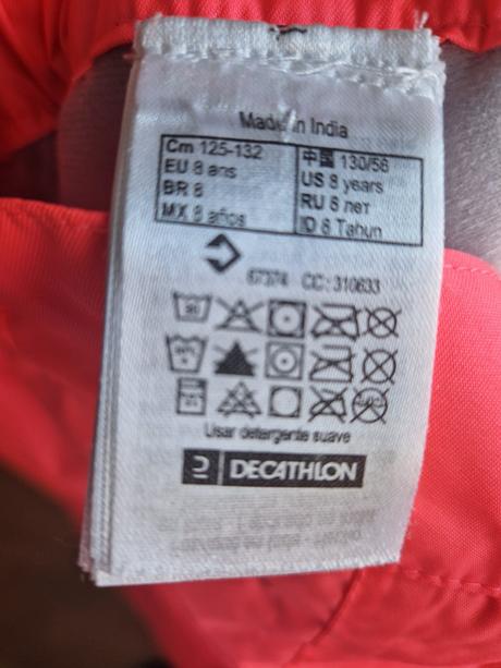 Lyžiarske nohavice, 128