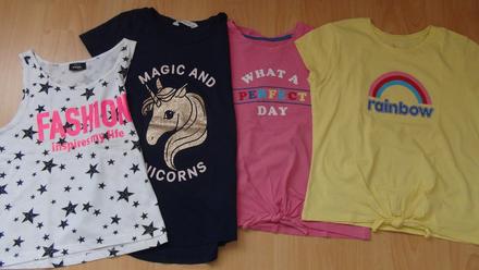 Dievčenské letné tričká mix-158/164, 158