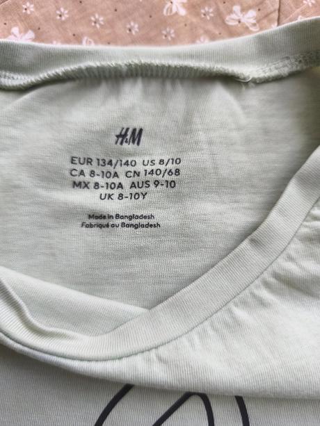 Dievčenské tričko, h&m,134