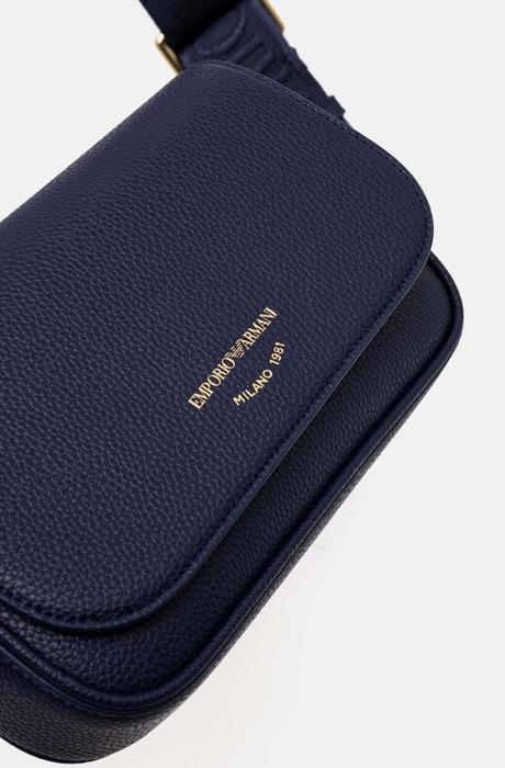 Emporio armani kabelka crossbody modrá, armani