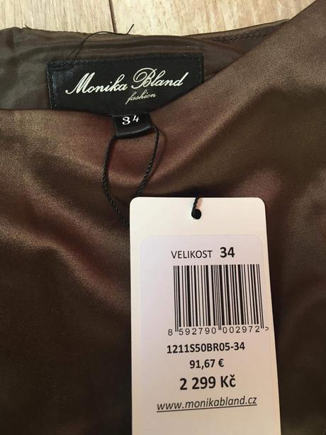 Luxusne kokteilove saty monika bland, xs