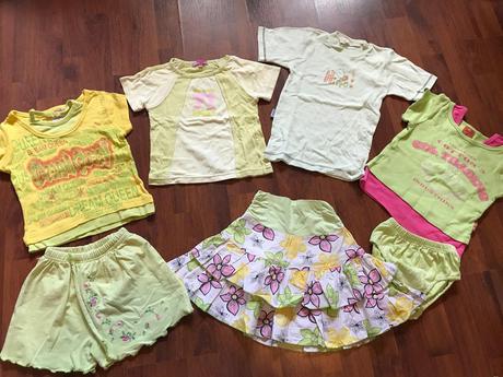 Dievčenský letný balík - 7 kusov, 122–134