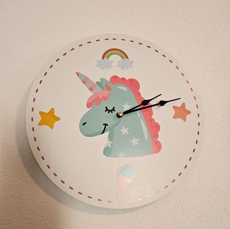 Nástenné hodiny jednorožec/unicorn, 