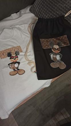 Gucci ruksak a tricko, gucci