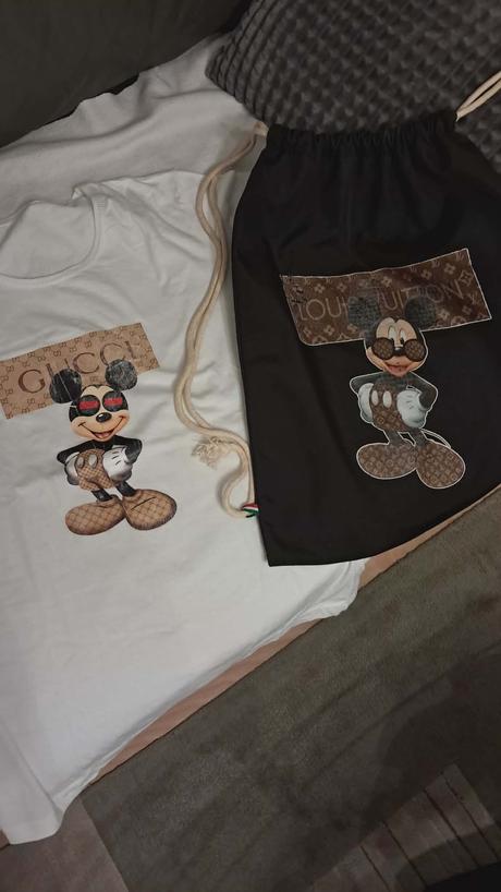 Gucci ruksak a tricko, gucci