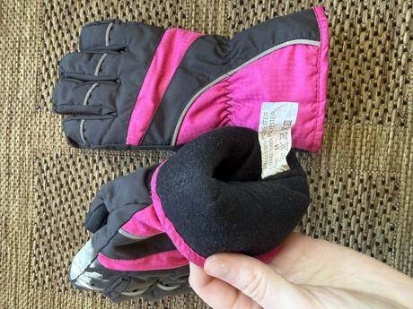 Detské lyžiarske rukavice, m