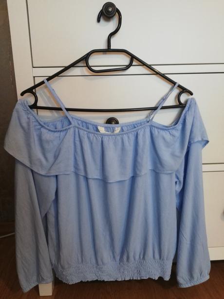Modrá blúzka, h&m,158