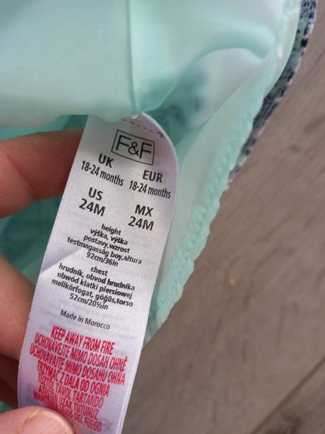 Šaty 92, tesco,92